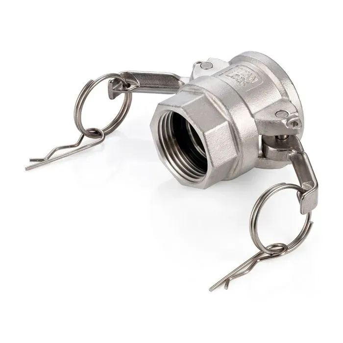 Камлок нержавеющий тип D розетка, внутр. резьба BSP 1 1/2", AISI304, TL150DSS TITAN LOCK