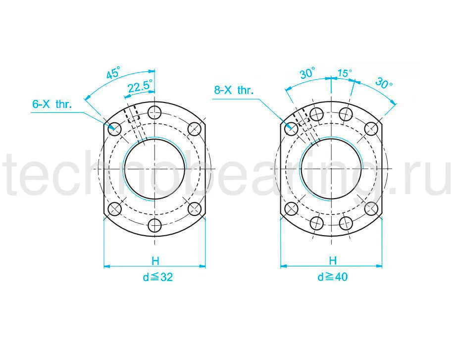 Гайка ШВП SFU1610 TECHNIX
