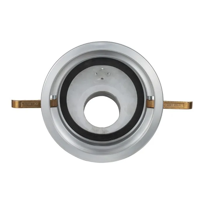 Переходник гравитационный для API адаптера, 4in, с камлоком 4in алюминий и смотр.cтеклом TL400GAG400AL TITAN LOCK