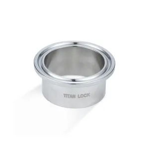 Штуцер CLAMP под приварку DN65 нерж. 316, DIN TL65CLW TITAN LOCK