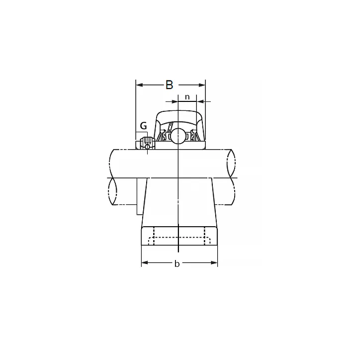 Подшипниковый узел UP001ER ISKRA