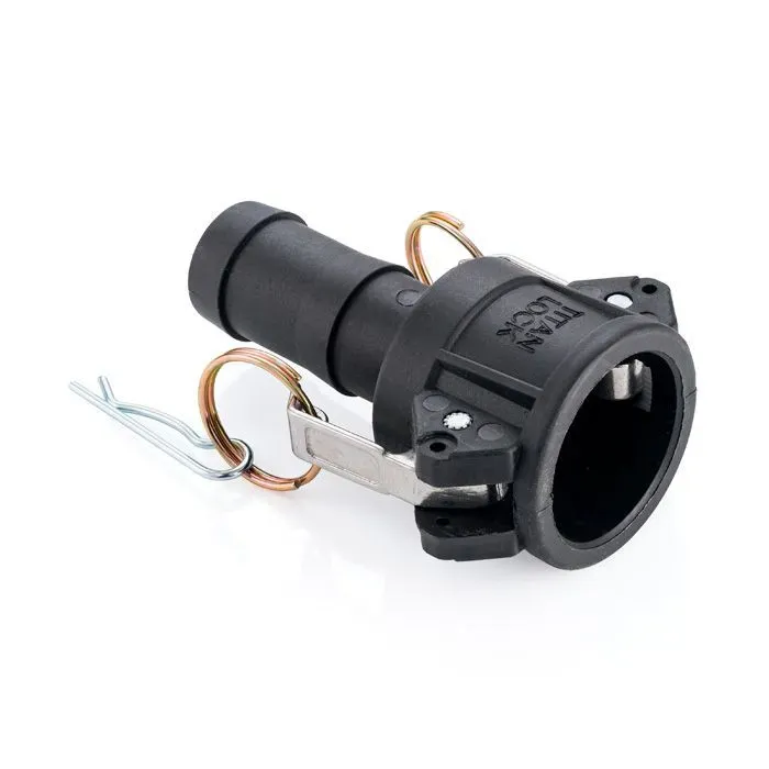 Камлок полипропиленовый тип С, розетка с хвостовиком 2", TL200CPP TITAN LOCK