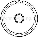 Зубчатая шестерня без ступицы, M=6, Z=30 CM34030 Sati