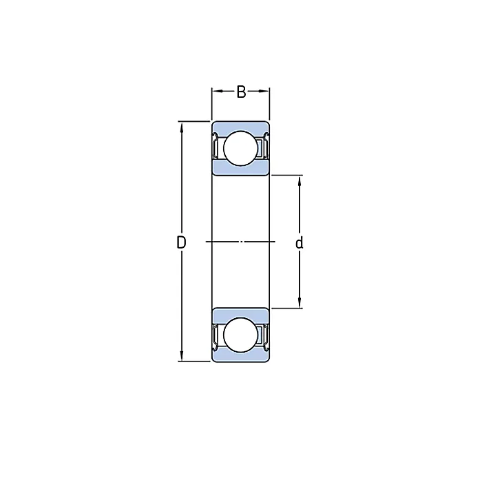 Подшипник E2.607-2Z/C3 SKF