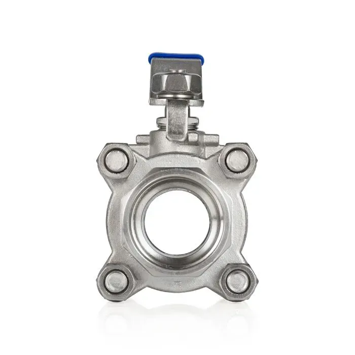 Трехсоставной шаровый кран из нержавеющей стали (AISI 304) типа "резьба-резьба", 1in, TL100TPBVSS TITAN LOCK