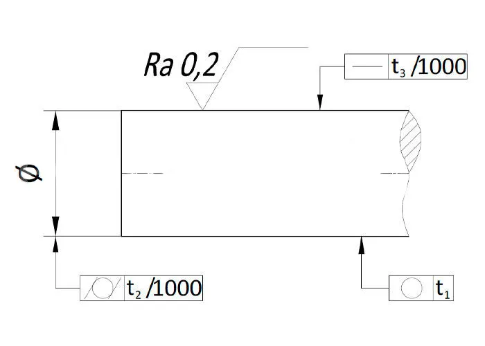 Вал прецизионный W30 TECHNIX