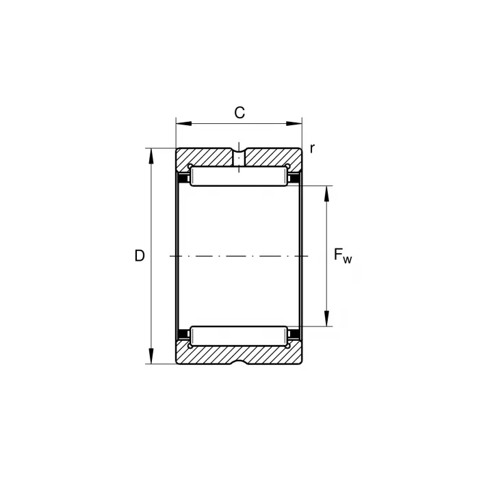 Подшипник RNA49092RS NBS