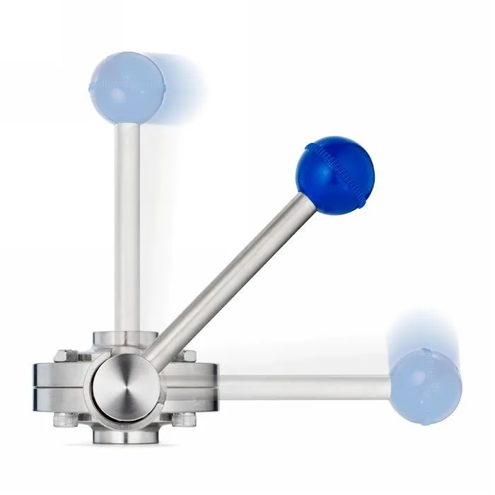 Затвор дисковый нержавеющий (AISI316) DN80, типа сварка-сварка TLSD080WDSS TITAN LOCK