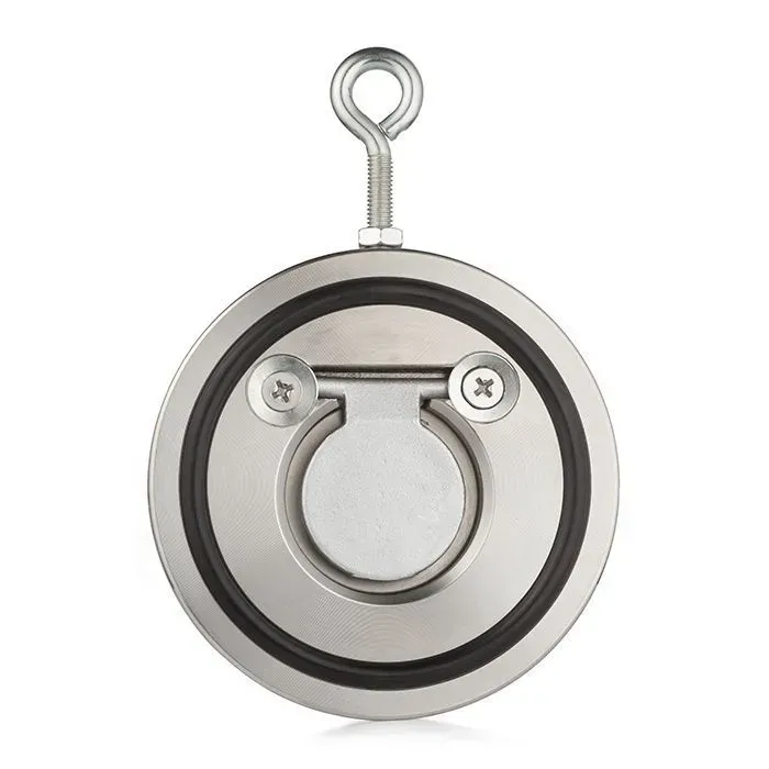 Обратный клапан межфланцевый нержавеющий "хлопушка" DN80, TLCVF80S TITAN LOCK