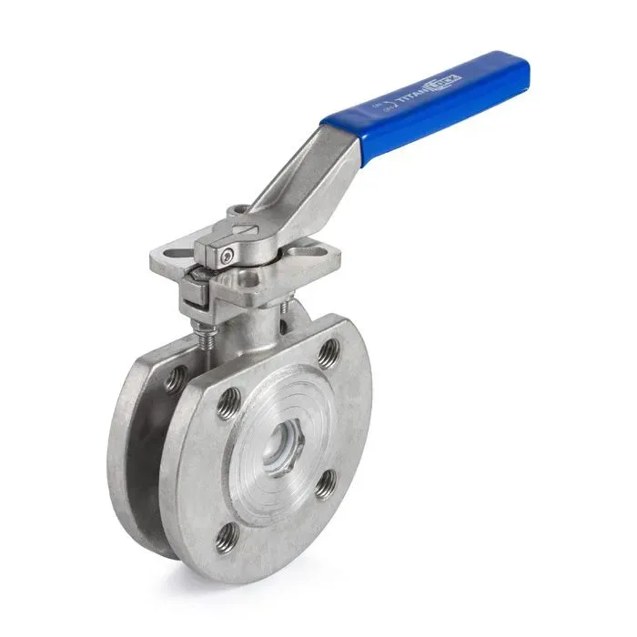 Кран шаровый межфланцевый нерж 304, DN25 TL025BVFS TITAN LOCK