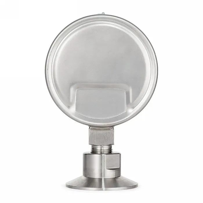 Манометр нержавеющий с мембранным разд.,10/0,2 Бар, Clamp DN32, корп. 75мм, TLSPG32/75CL TITAN LOCK