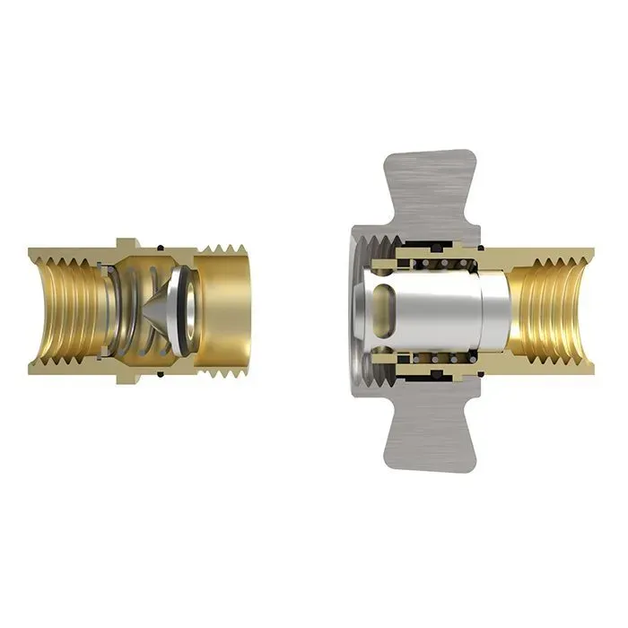 БРС серия W резьбовая, розетка с крыльчатой гайкой, латунь, резьба NPT, 3/4in TL6WFN TITAN LOCK