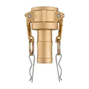 Камлок латунный тип С, розетка с хвостовиком 1 1/2", TL150CBR TITAN LOCK