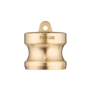 Камлок латунный тип DР, заглушка для розетки 2", TL200DPBR TITAN LOCK