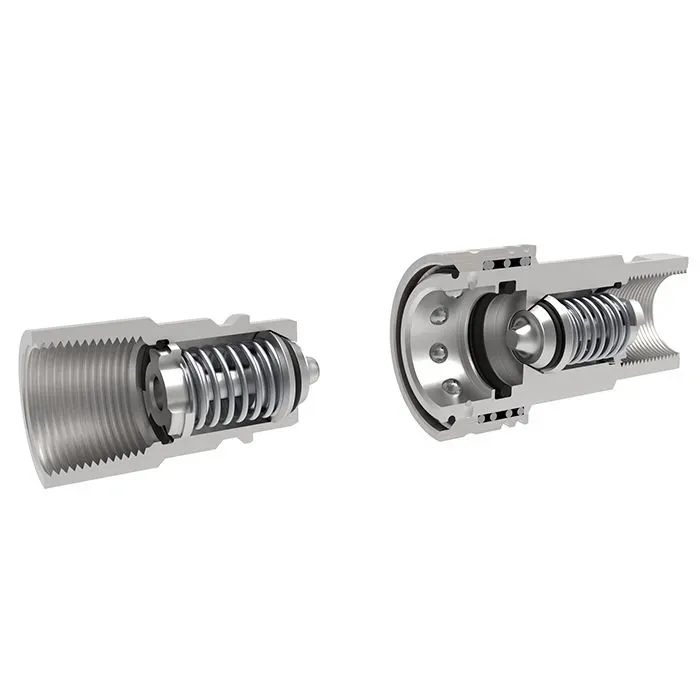 БРС серия А, ISO 7241-A, ниппель, оцинк. сталь, 1/2in TL4AM TITAN LOCK