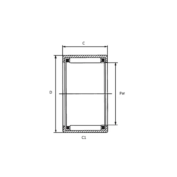 Подшипник HK5528 ISKRA