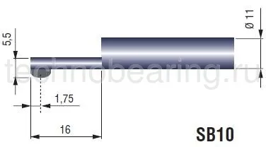 Измерительная головка SB10, 2мкм для 20 и 10G TESA