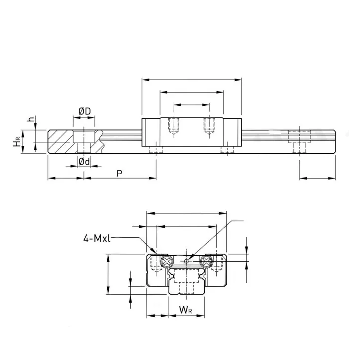 Направляющая MGWR9 ISKRA