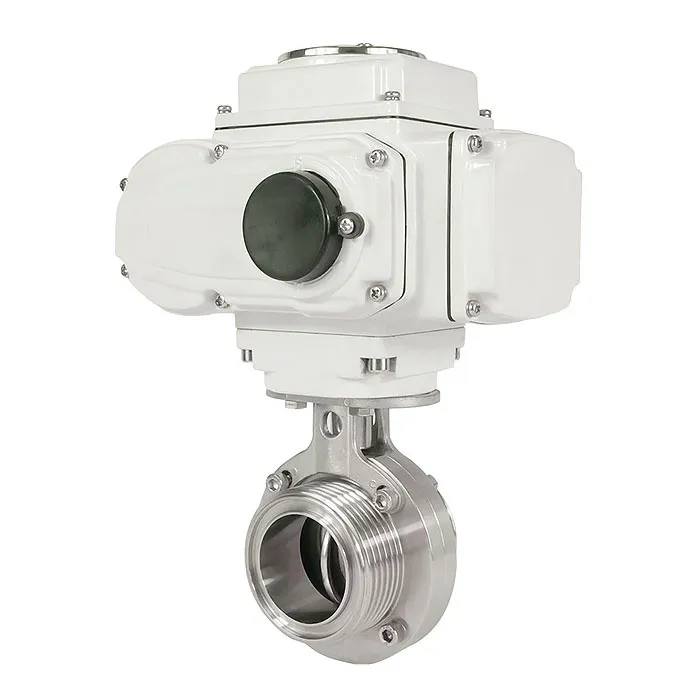 Дисковые затворы с электроприводом из нержавеющей стали