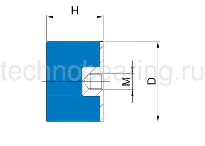 Виброизолятор PF16X20 M4 PF162004 ISB