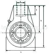 Подшипниковый узел UKECH207 ISB
