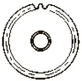 Зубчатая шестерня под расточку со ступицей и калеными зубьями, M=5, Z=15 PM32T15 Sati