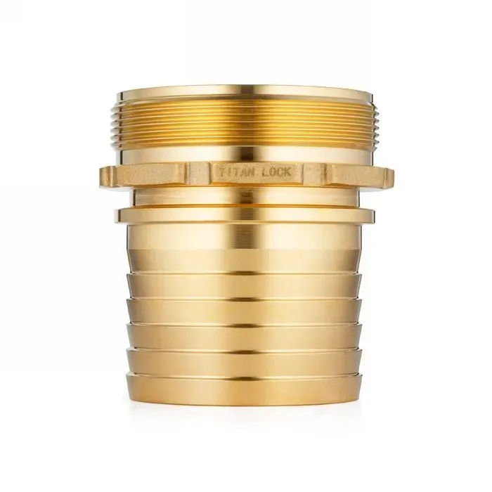 Штуцер с наружной резьбой под рукав, латунь, 1in TLSM25BR TITAN LOCK