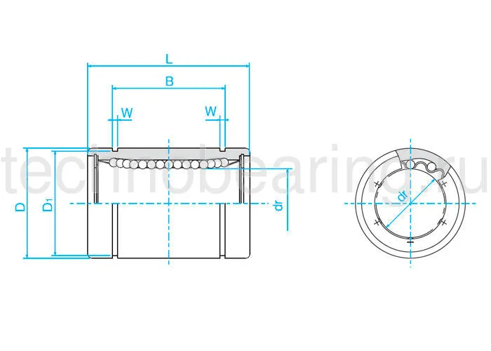 Подшипник LM12UU FLI