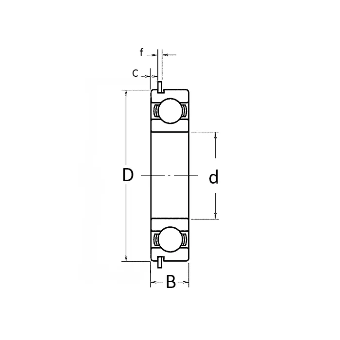 Подшипник 6304-NR ISB