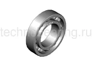 Нержавеющий подшипник 6204 BSS 316 BECO