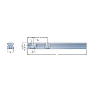 Направляющая LLTHR 20 P5 SKF