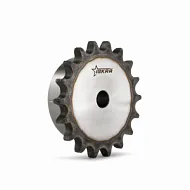 Звездочка под расточку со ступицей с калеными зубьями для цепи: 08B-1, Z=13, 1/2"x5/16" PS09T13 ISKRA