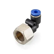 Фитинг цанговый угловой 12 мм, внутр. резьба 1/2", пластик, тип PLF, TLP-PLF12-04 TITAN LOCK