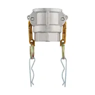 Камлок алюминиевый тип D розетка, внутр. резьба BSP 1", TL100DAL TITAN LOCK