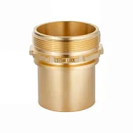 Штуцер с наруж. резьб. под рукав, глад.хвост., латунь, DN25 (1"), TLSM25BR-SE TITAN LOCK