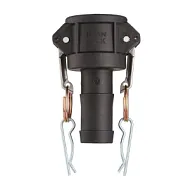 Камлок полипропиленовый тип С, розетка с хвостовиком 3/4", TL75CPP TITAN LOCK