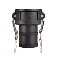 Камлок полипропиленовый тип С, розетка с хвостовиком 3", TL300CPP TITAN LOCK