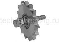 Звездочка натяжителя для однорядной цепи ZK 40-2S, 1/2"x5/16", Z=15, M12 RE011695 Sati