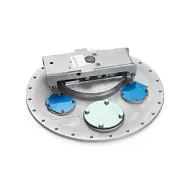 Крышка с люком для автоцистерны, c отверстием под датчик и клапан, алюминий, 500мм, TL500MC-AT TITAN LOCK