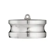 Камлок нержавеющий тип DР, заглушка для розетки 4", AISI304, TL400DPSS TITAN LOCK