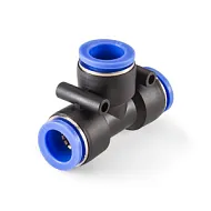 Фитинг цанговый Т-образный, 14 мм, пластик, тип PUT, TLP-PUT14 TITAN LOCK