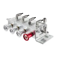 Пневматический блок управления донными клапанами автоцистерны 3-х отсечный, алюминий, TLCU3 TITAN LOCK