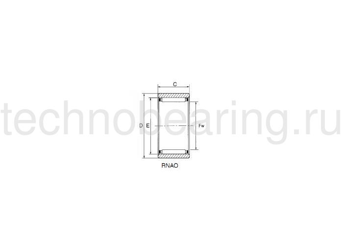 Подшипник RNAO101710TN NBS