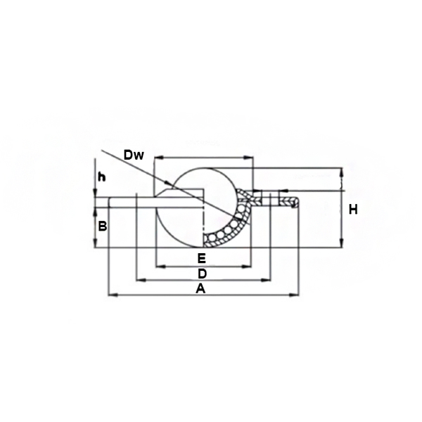 Шариковая опора CY25BCS/CS ISKRA