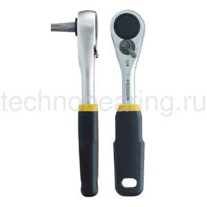 МИКРО трещотка с шестигранным адаптером для бит на 1/4" 23158 Proxxon