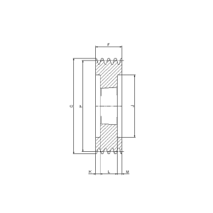 Шкив клиновой под втулку тапербуш SPB150-04 (PHP 4SPB150TB) SKF