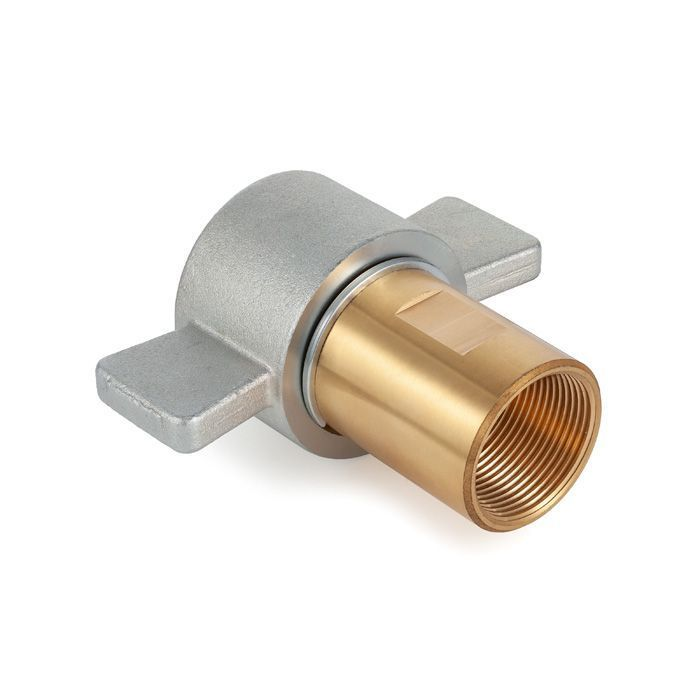 БРС серия W резьбовая, розетка с крыльчатой гайкой, латунь, резьба NPT, 1 1/4in TL10WFN TITAN LOCK