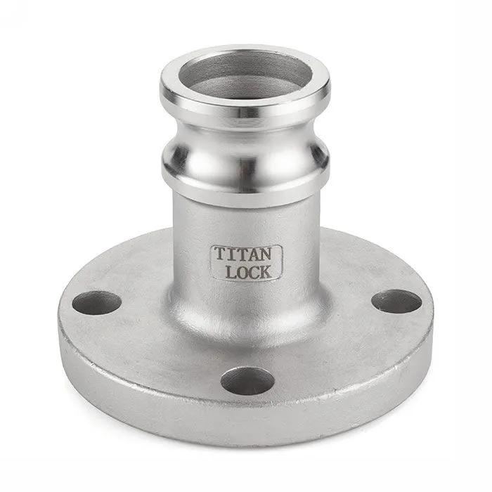 Камлок алюминиевый тип FA, ниппель с фланцем 2", TL200FAAL TITAN LOCK