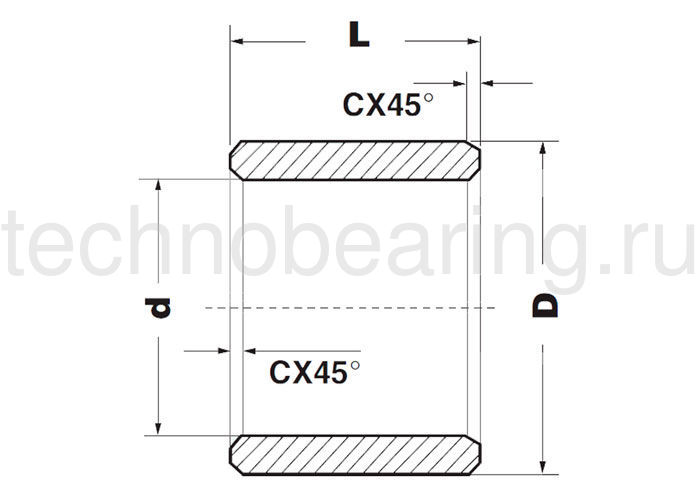 Втулка скольжения BNZ4812 (PBM4812) ISB