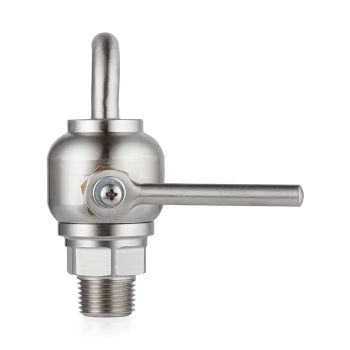 Пробоотборный кран нерж. 316, DN8, TLSC8SS TITAN LOCK